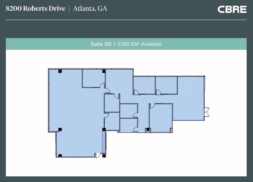 Suite 125 - 6,150 RSF