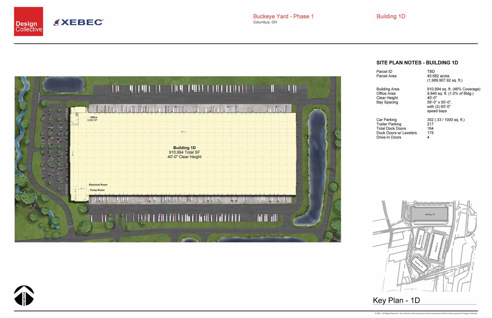 Building d site plan