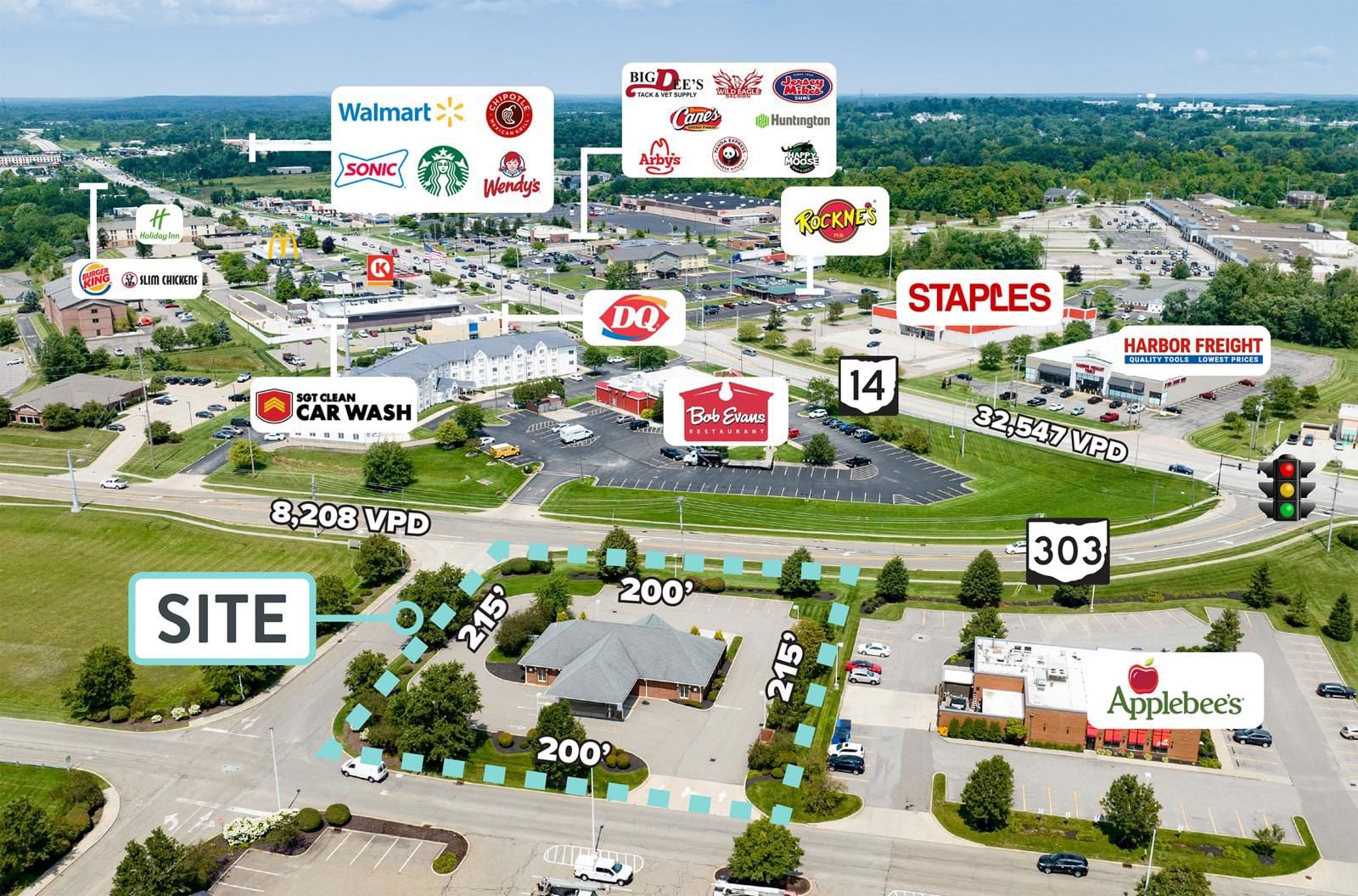 Freestanding 3,146 SF Former Bank Branch with Drive-Thru on 1 AC 1190 Ohio 303 - Image 2