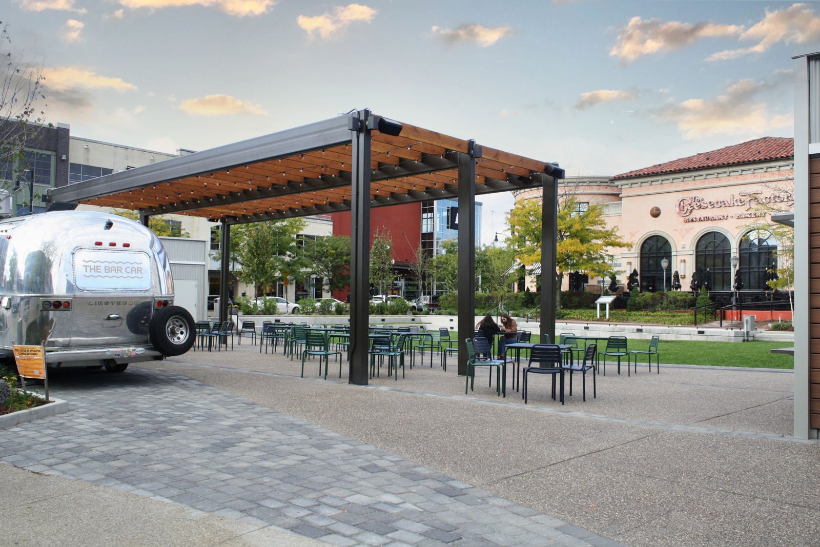 Newly completed Town Square.JPG