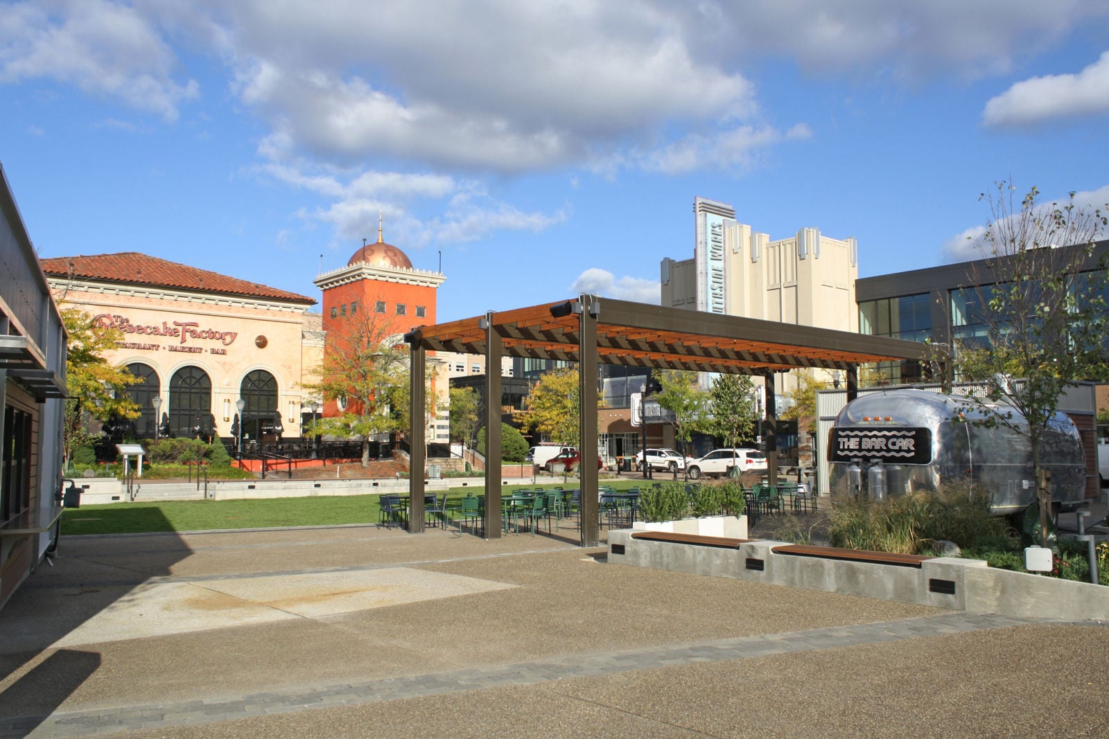 Newly completed Town Square.JPG