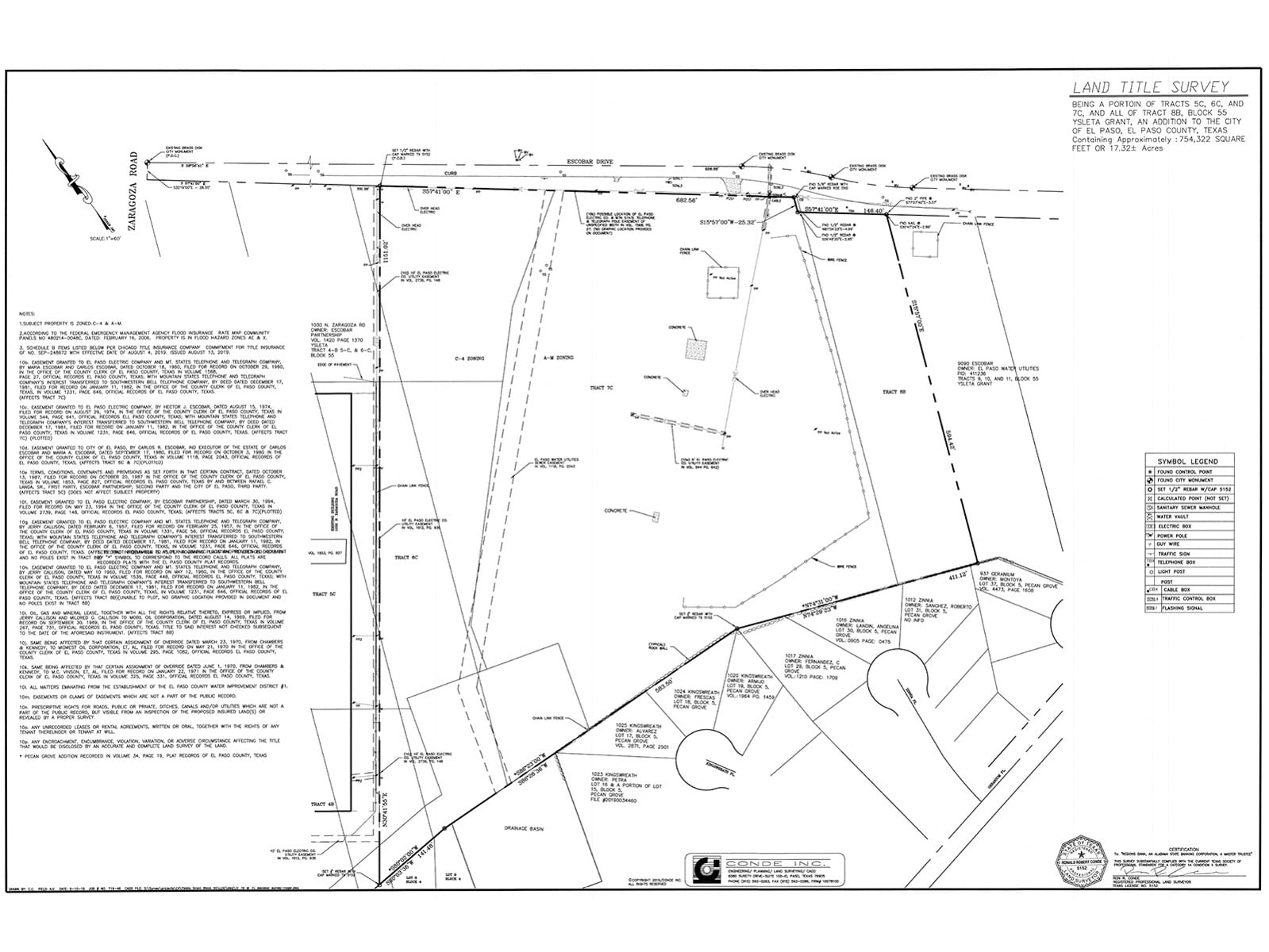 9050 Escobar Drive - Land Survey