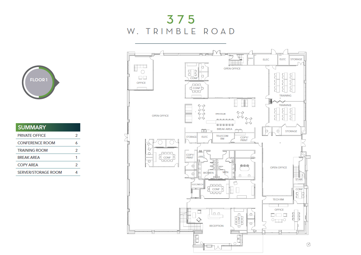 375 W Trimble Fl 1 FP