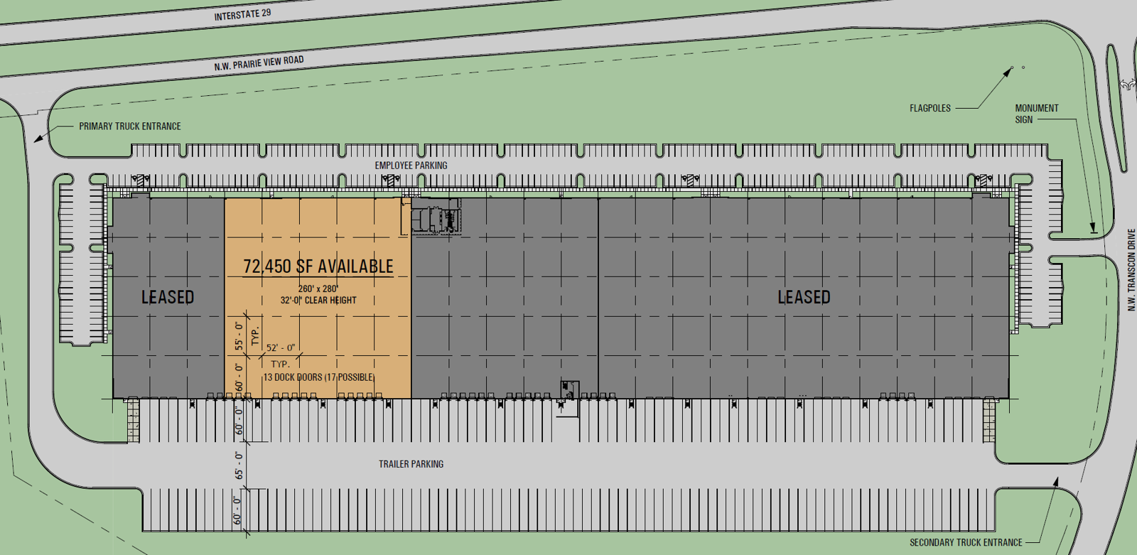 Logistics Centre VI remaining space floor plan 7.16.25