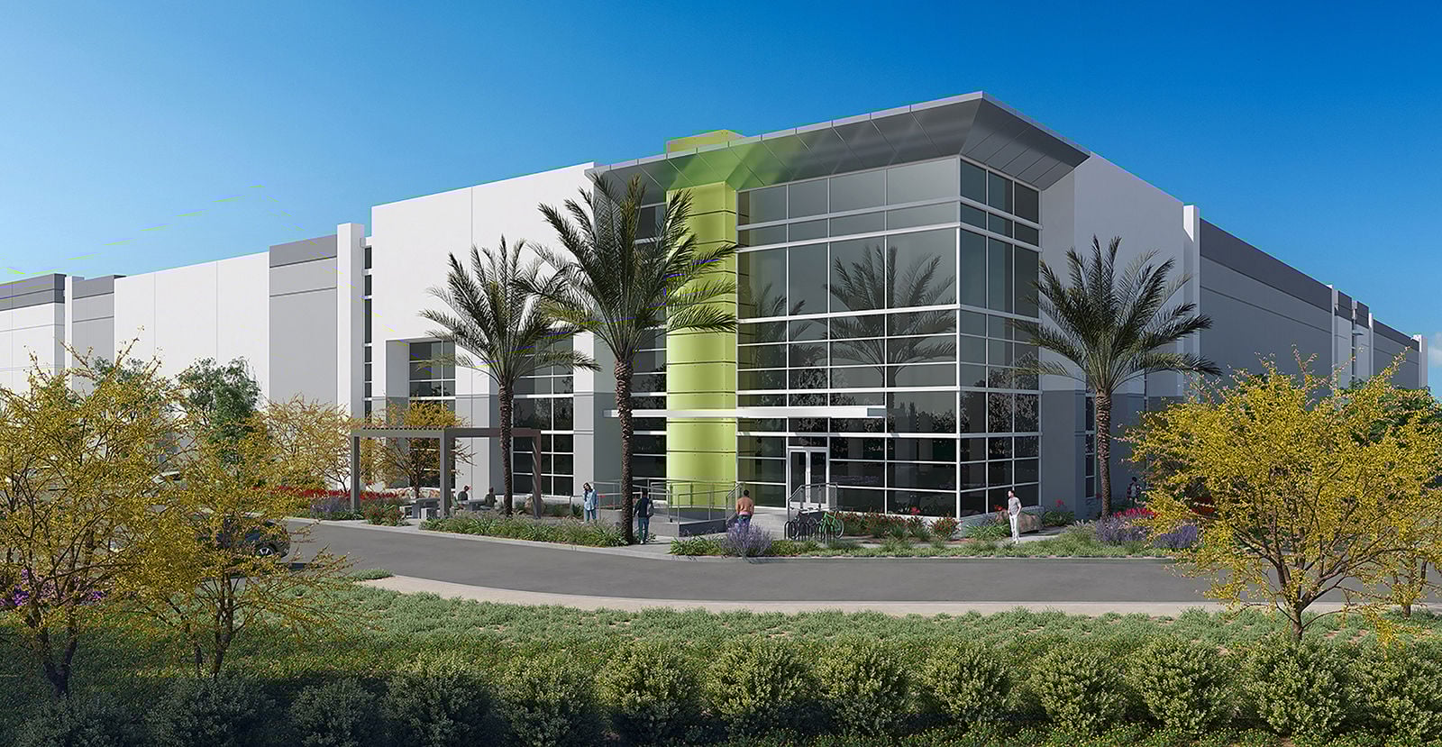 Rendering - green tower -cbre listings