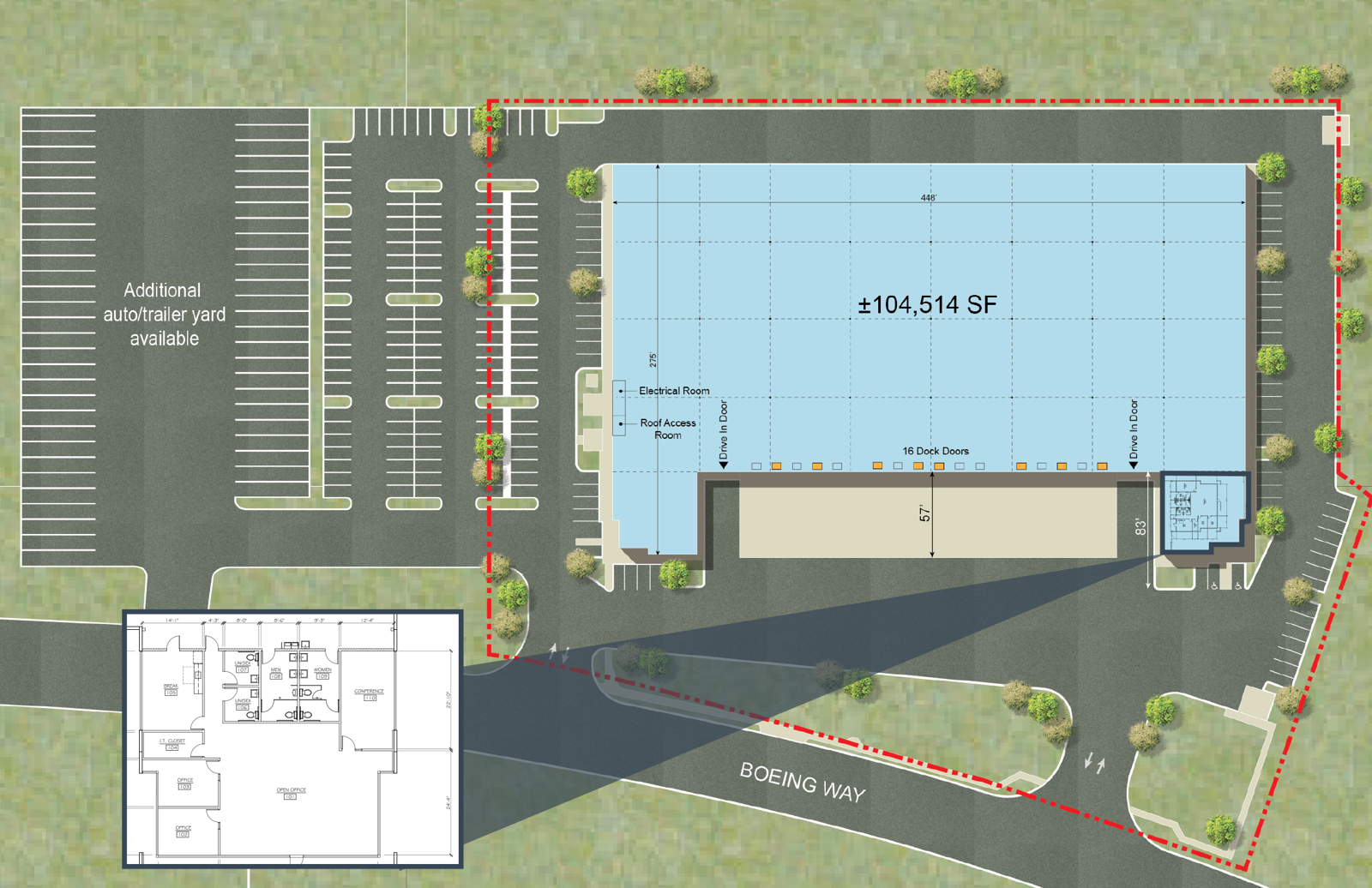 1513 Boeing Way Site Plan