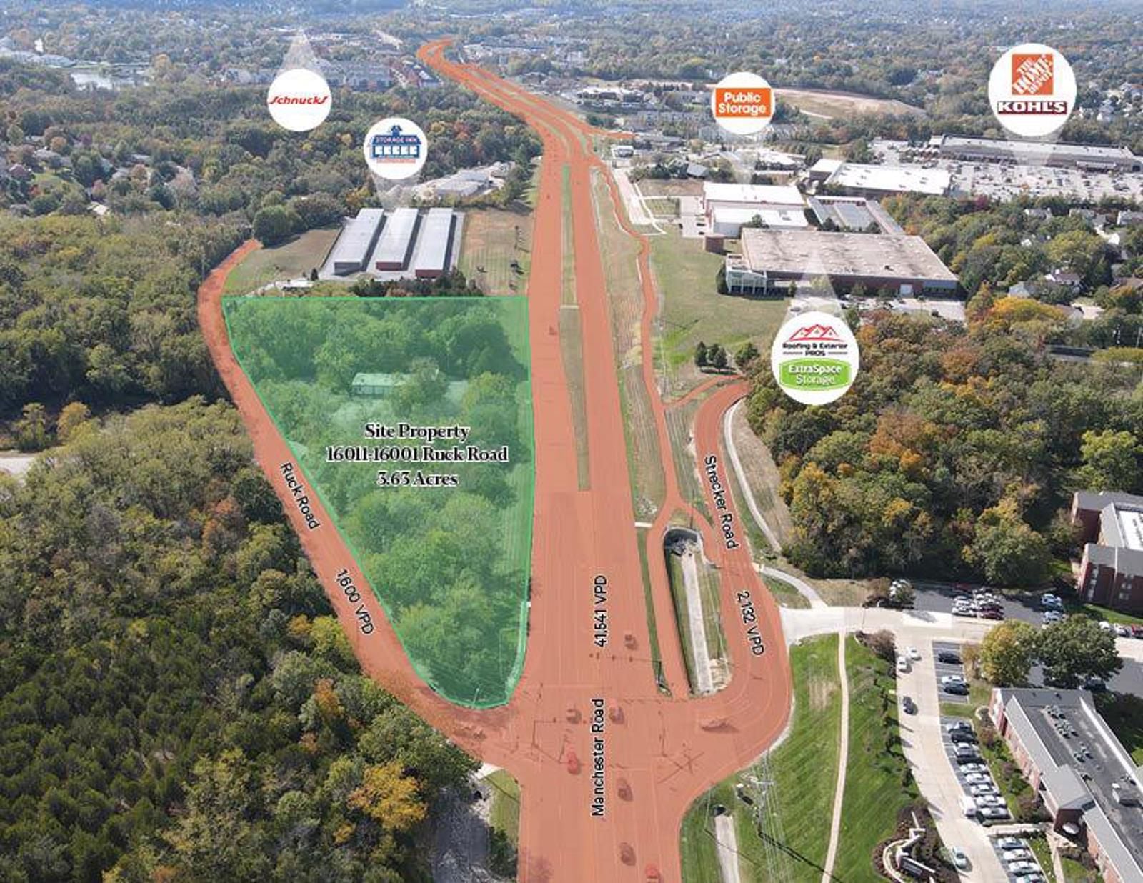 Ruck Road Trade Aerial - West