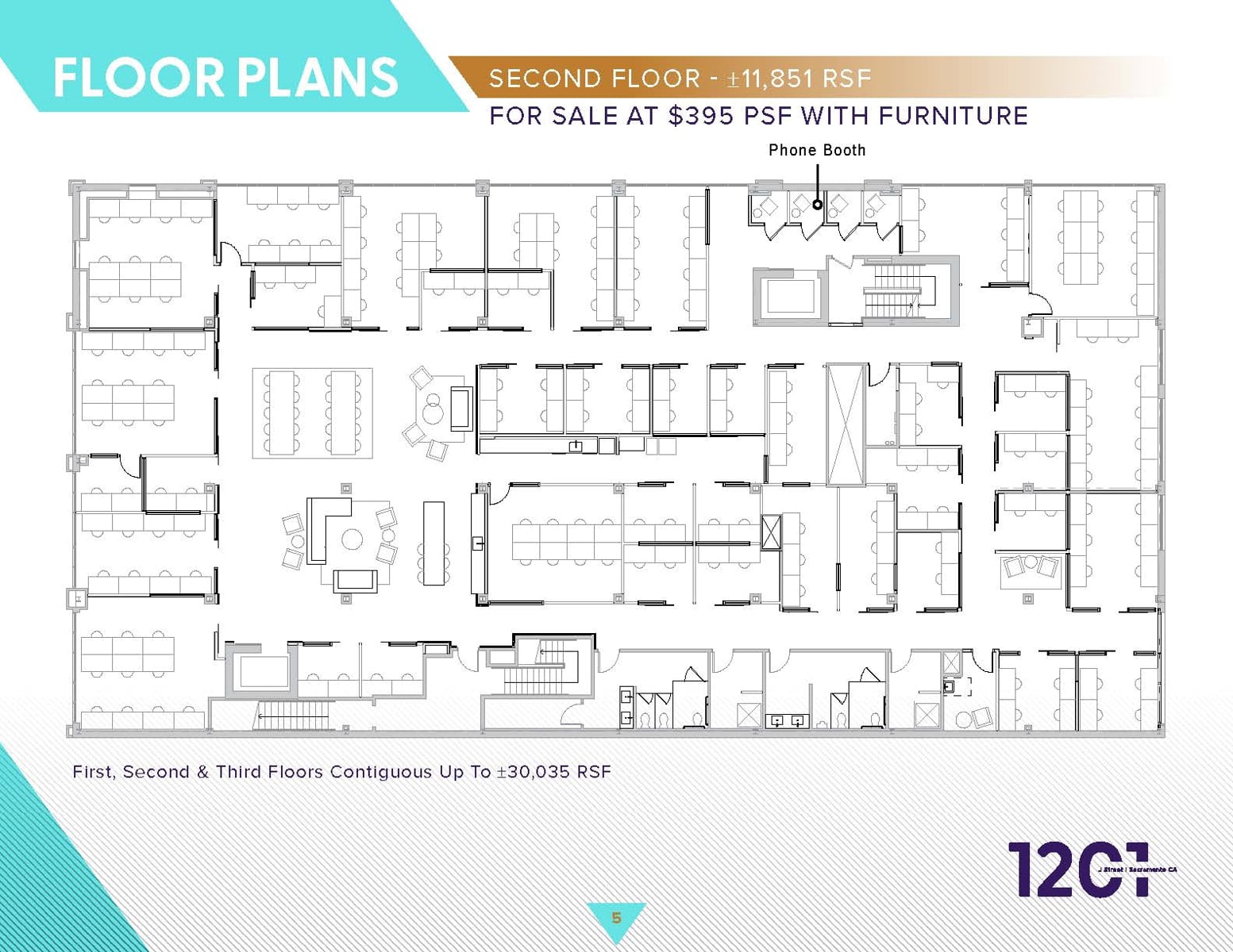 1201 J Street_Second Floor Plan