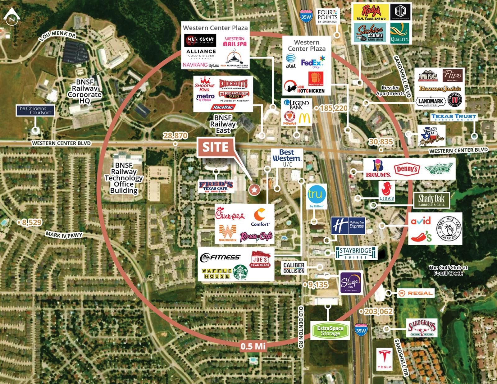 Fort Worth, 2900 Western Center Blvd_Site Map2