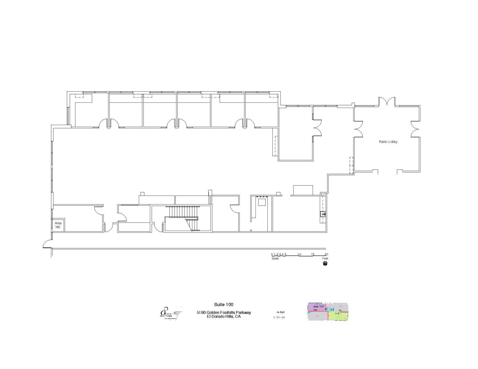 Floor Plan Ste 100 AB