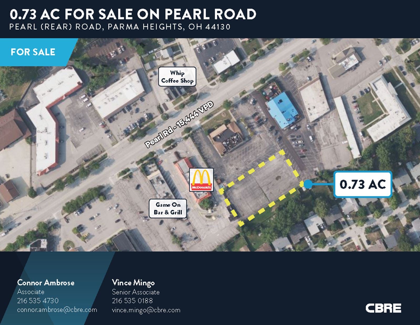 0.73 AC For Sale on Pearl Road 6405 Pearl Road - Image 1
