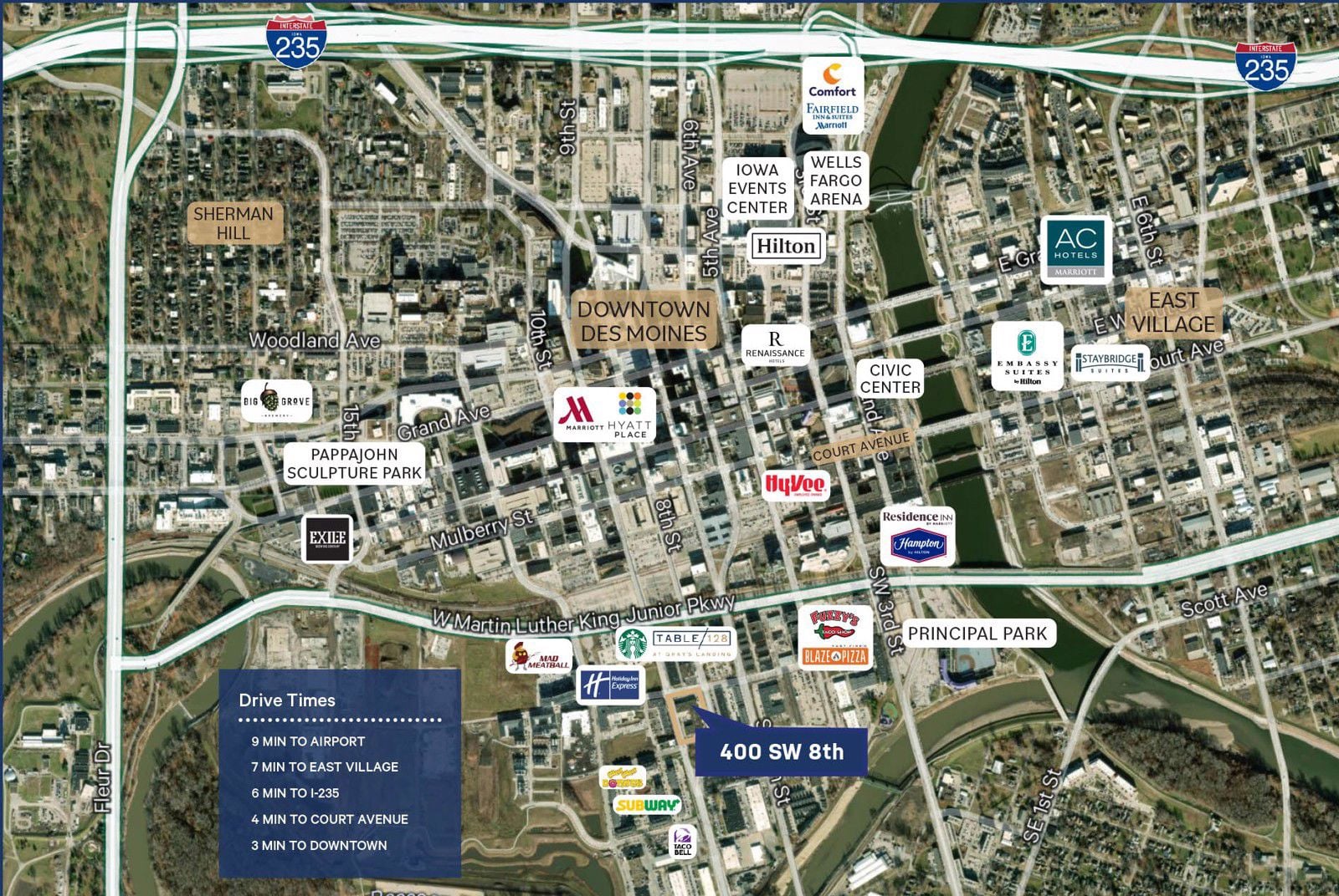 Riverpoint 400 SW 8th St-Map