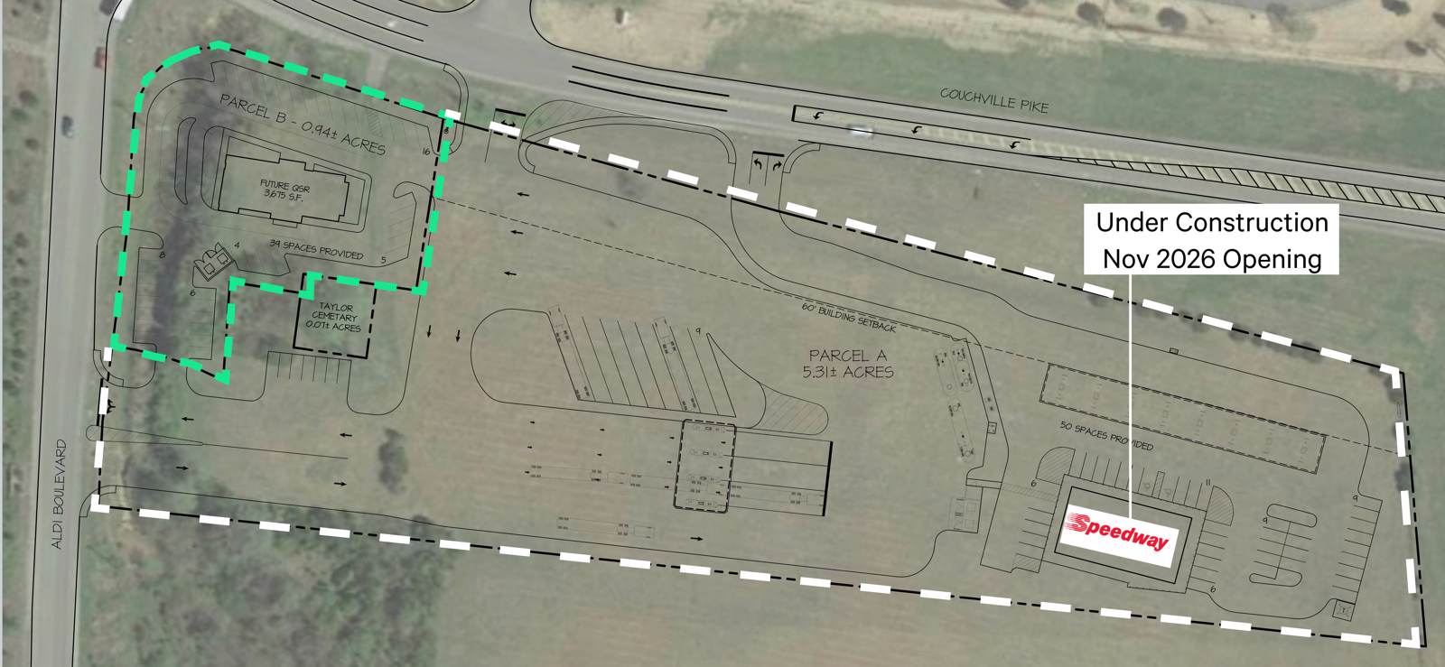 645 Couchville Pike Site Plan