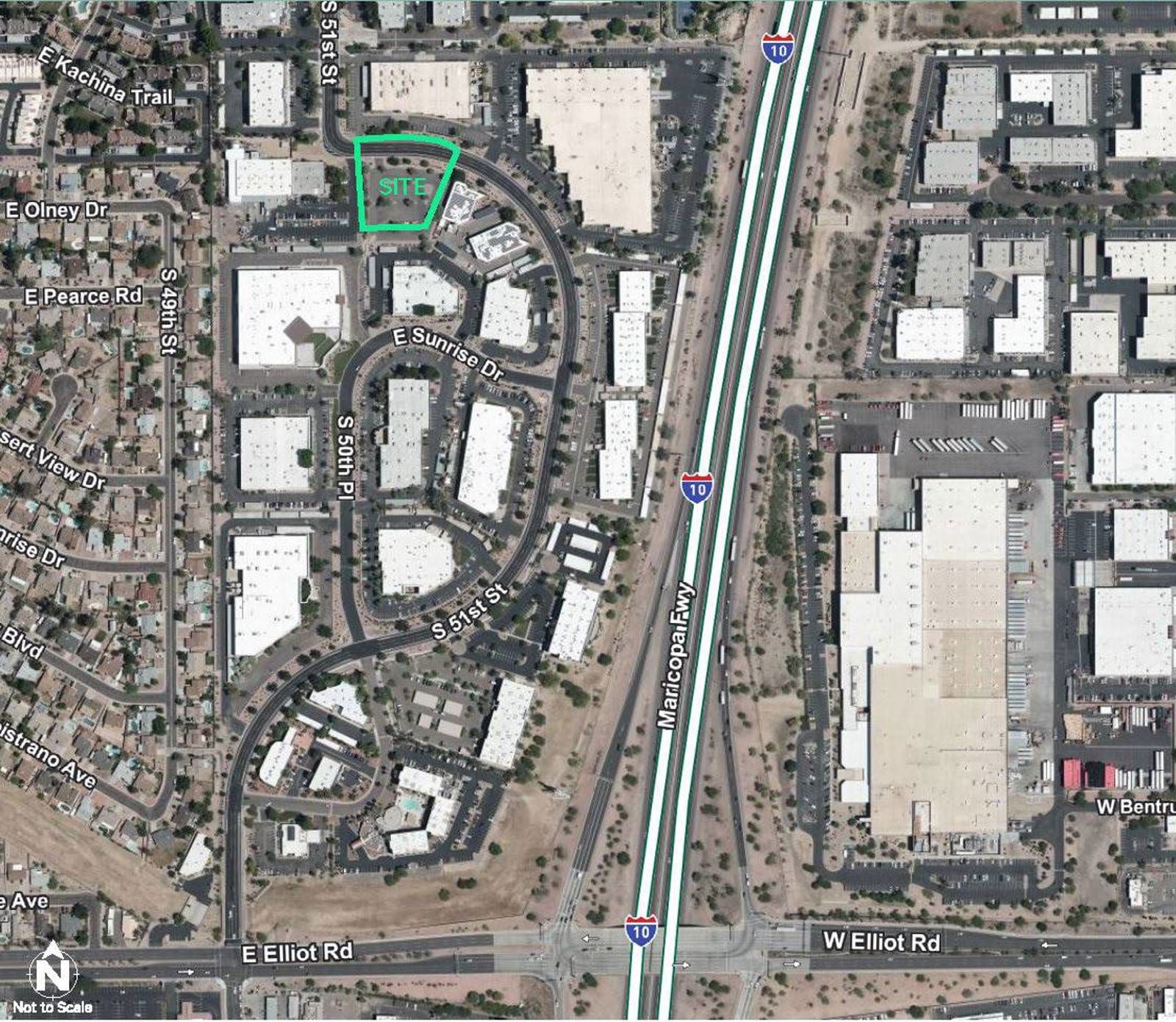 10024 S 51st St Land Aerial1