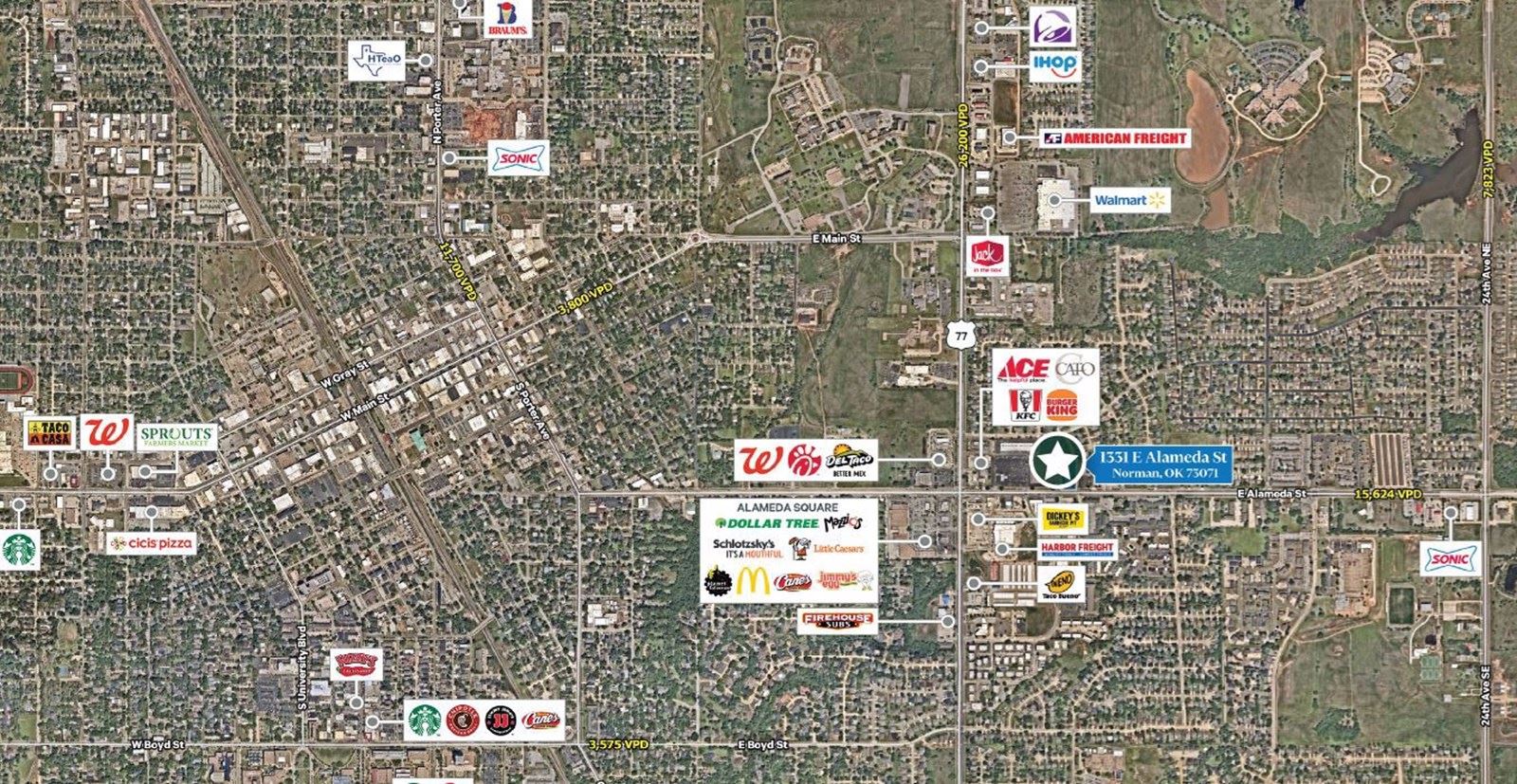 1331 Alameda St Norman - aerial - 010224.JPG