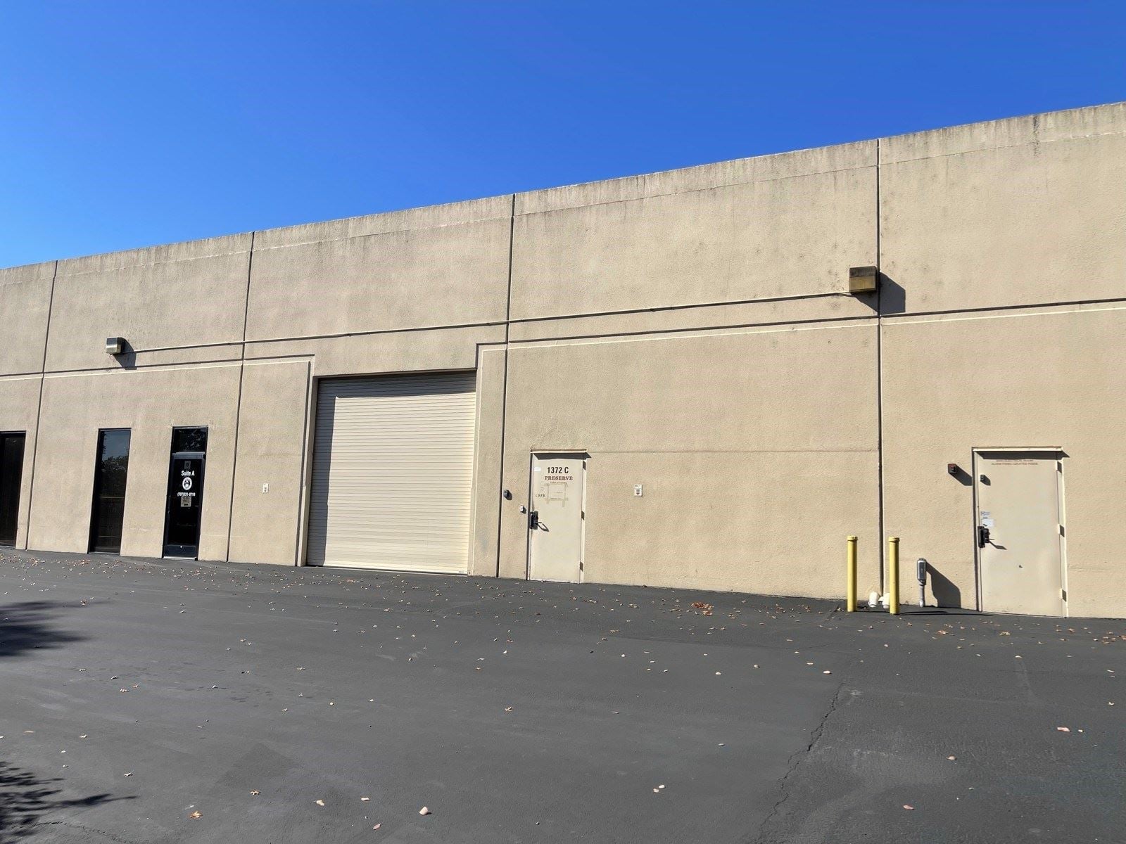 building  exterior - roll up