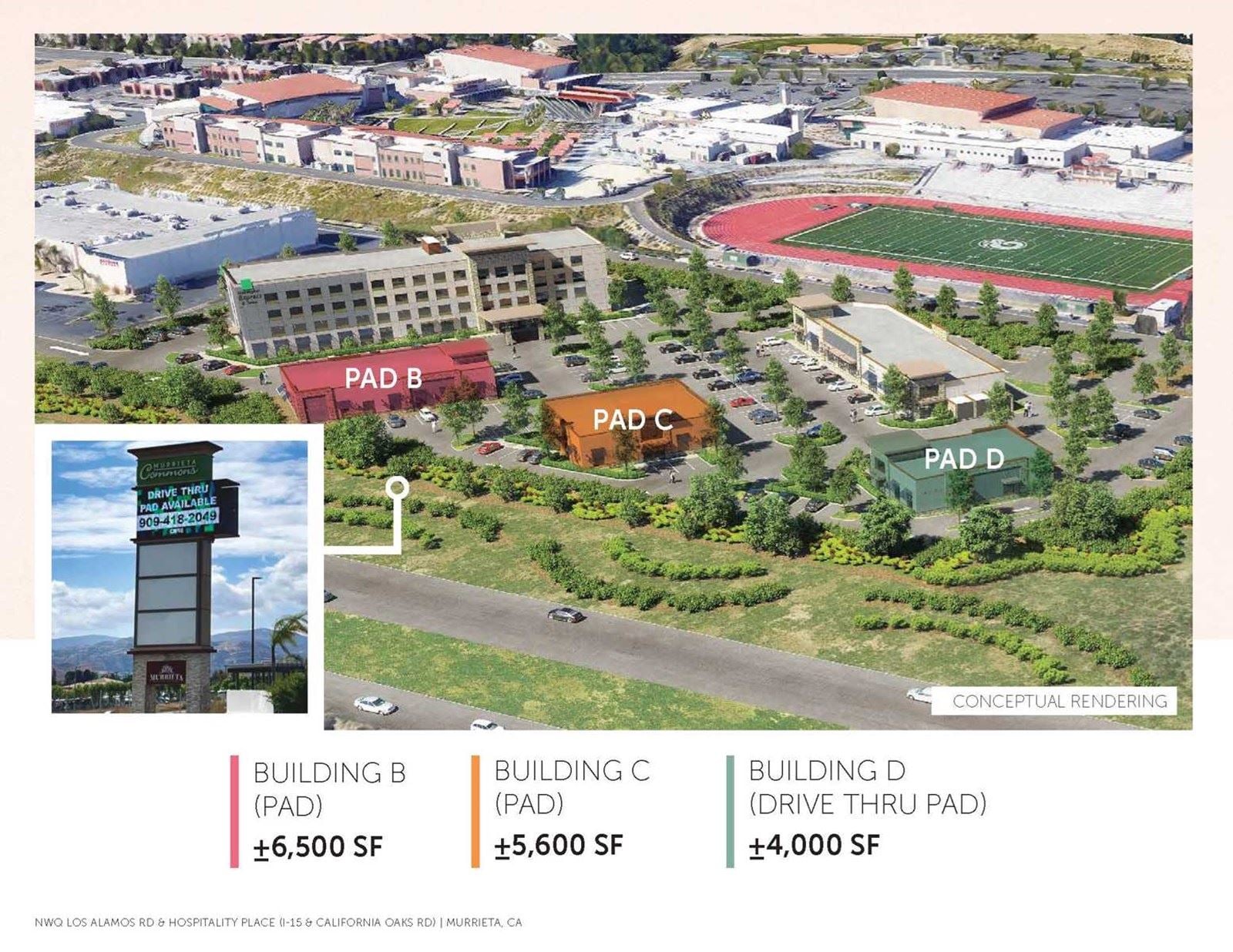 Murrieta Commons-Pads Site Plan