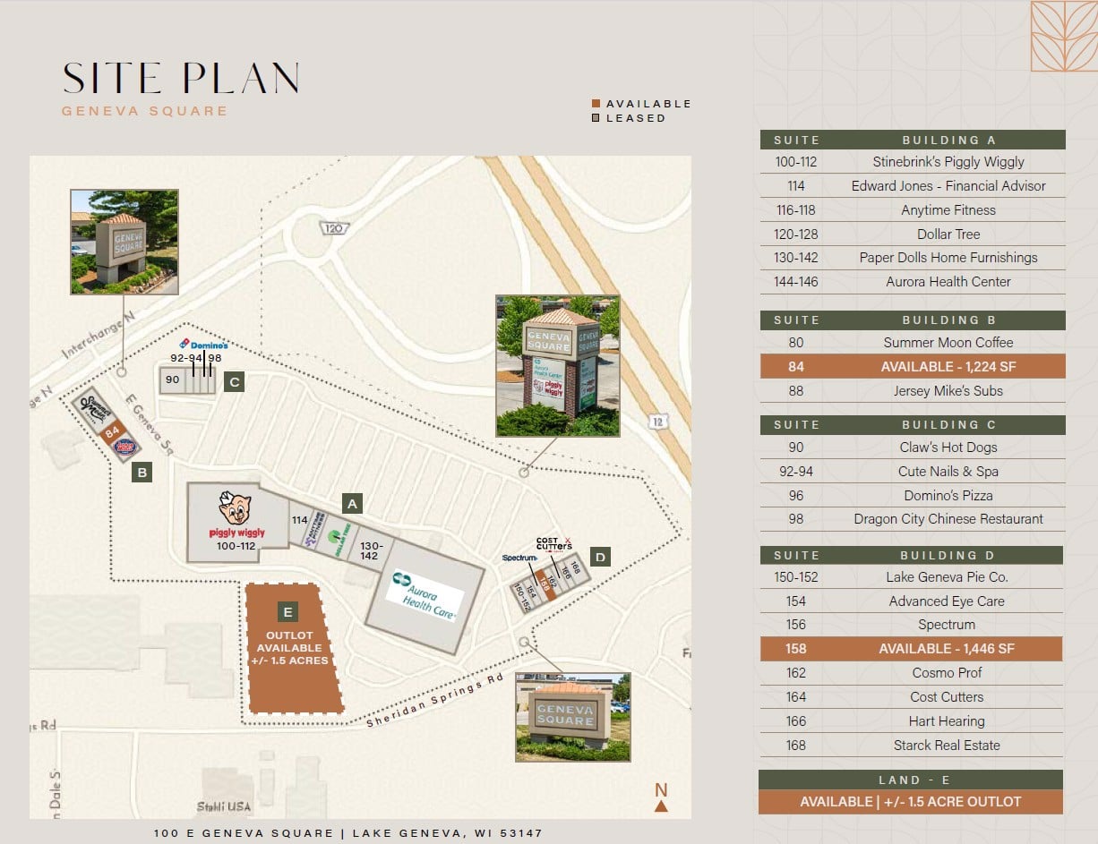 Site Plan_Geneva Square, Lake Geneva