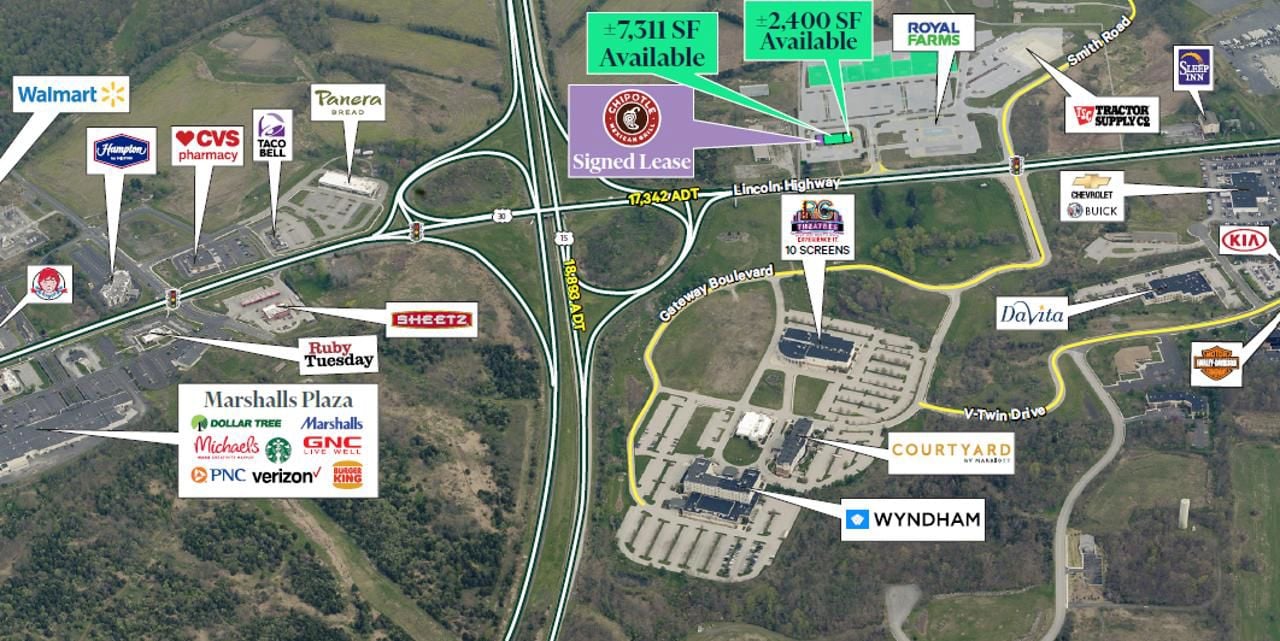 Lincoln Hwy & Gateway Blvd, Gettysburg, PA, 17325