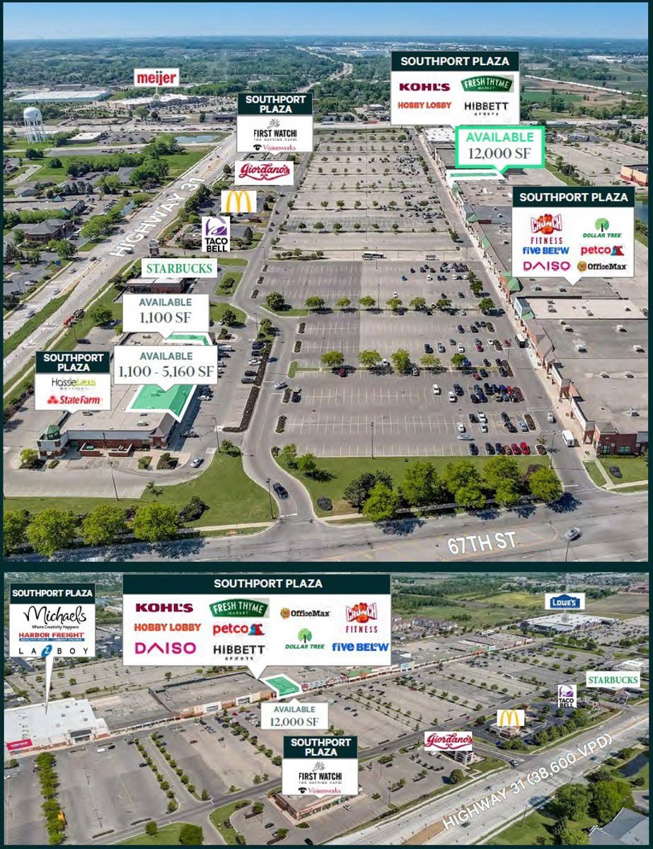 Aerials 2_Southport Plaza, Kenosha
