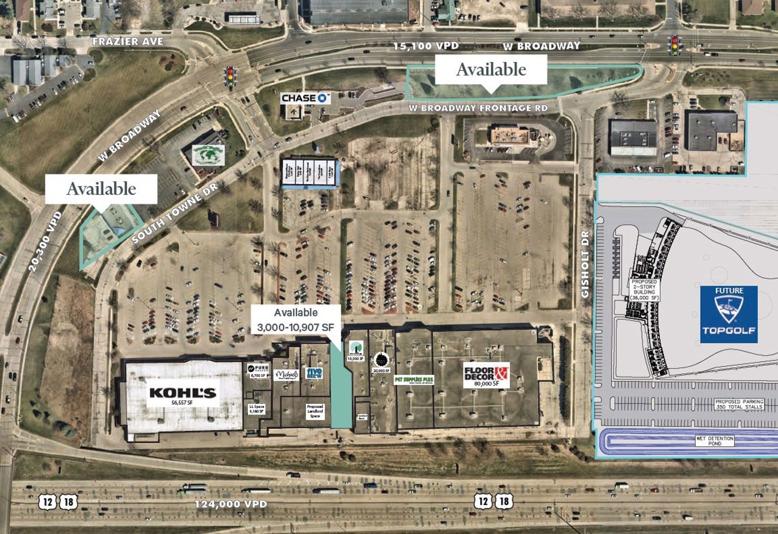 Main Aerial_South Towne Center and Outlots