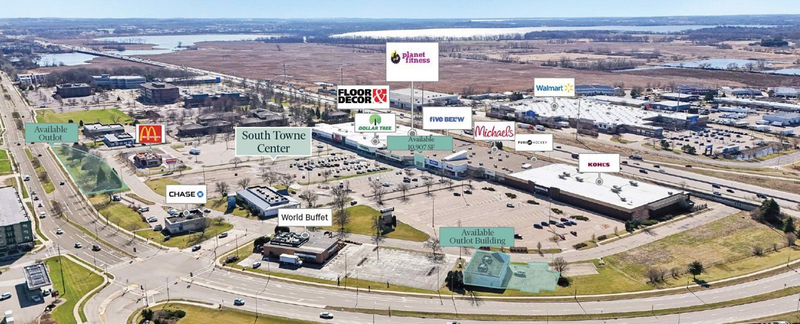 Aerial 2_South Towne Center and Outlots