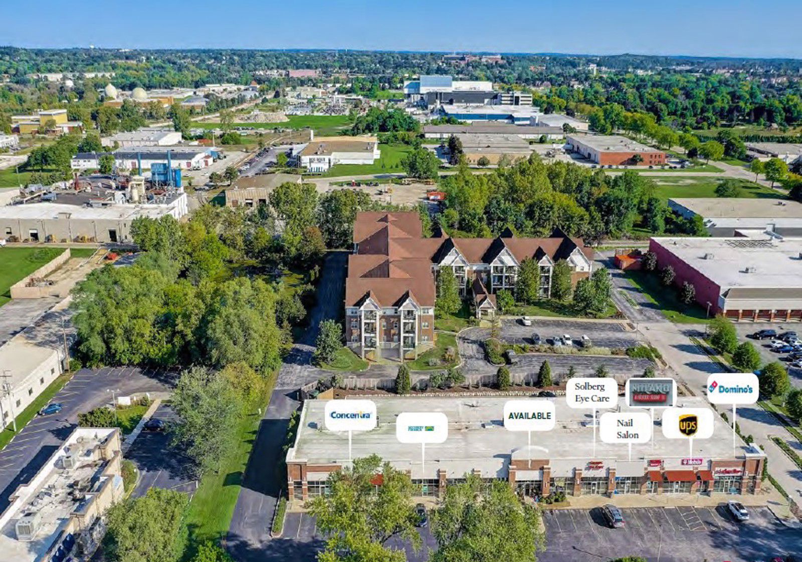 Aerial -  Shops at Sunset