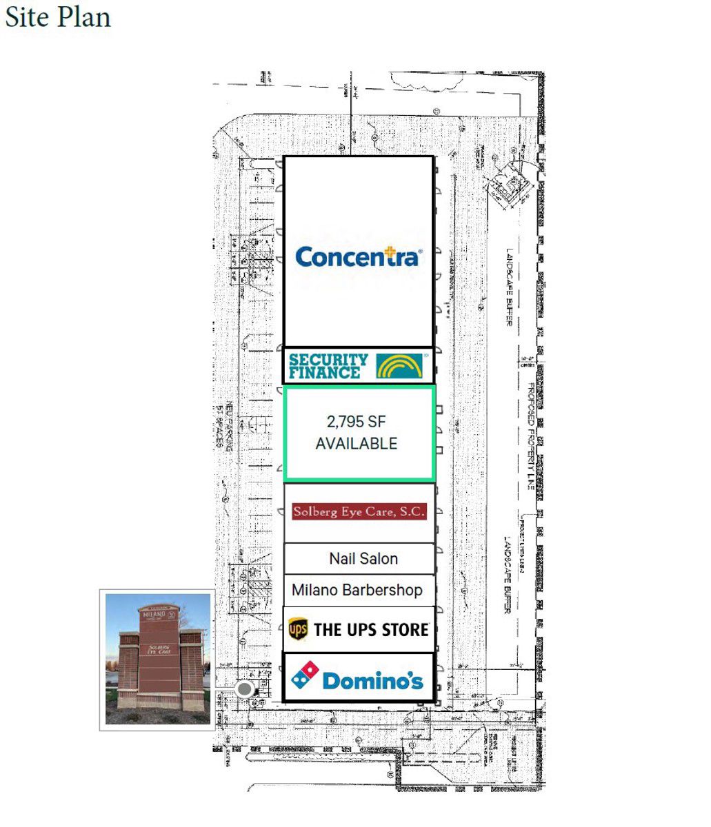 Site Plan - Shops at Sunset