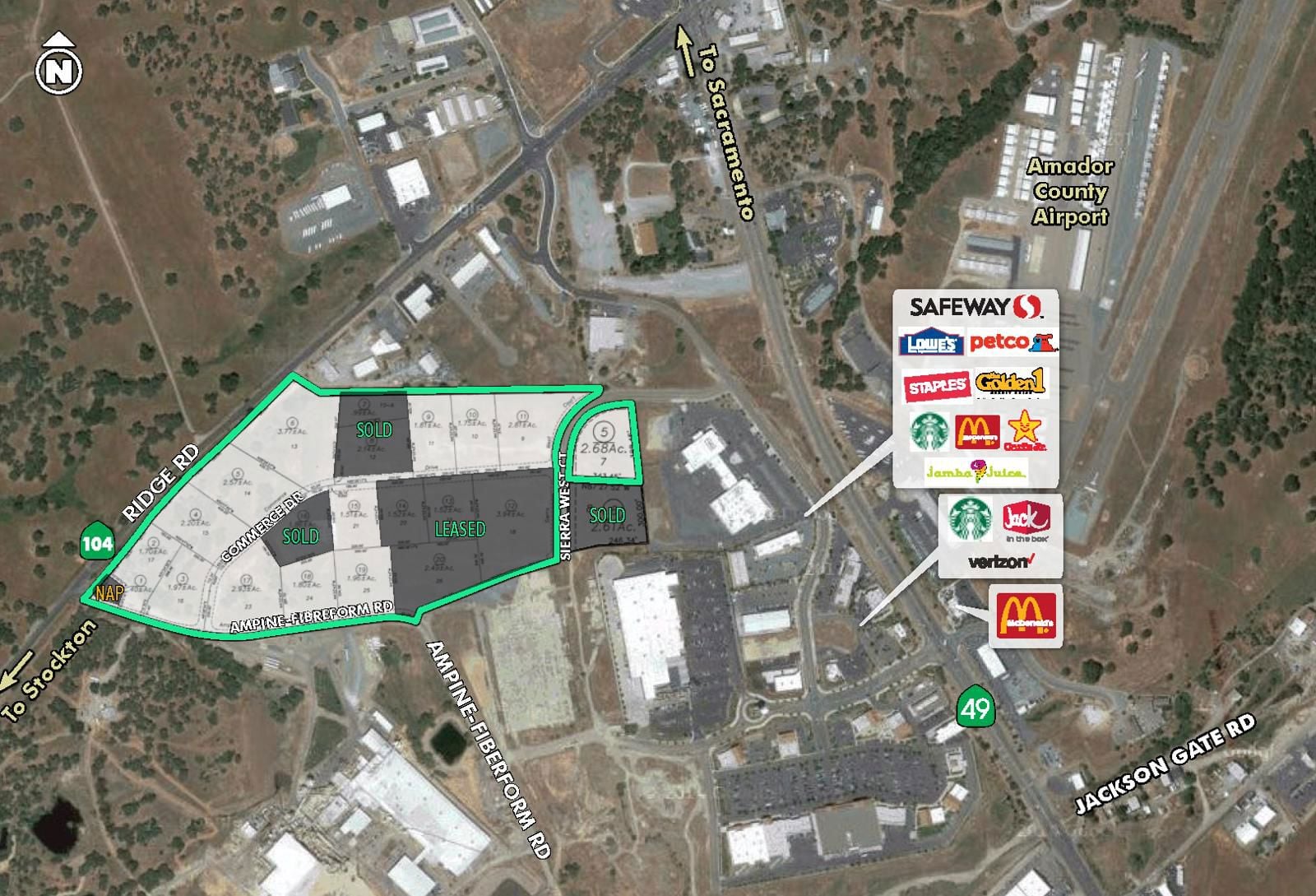 LAND_Sierra_West_Business_Park, Aerial