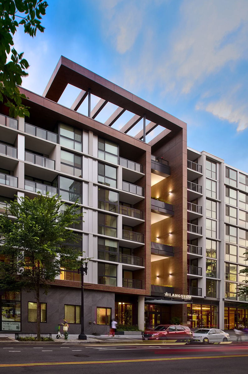 The Langston mid street view