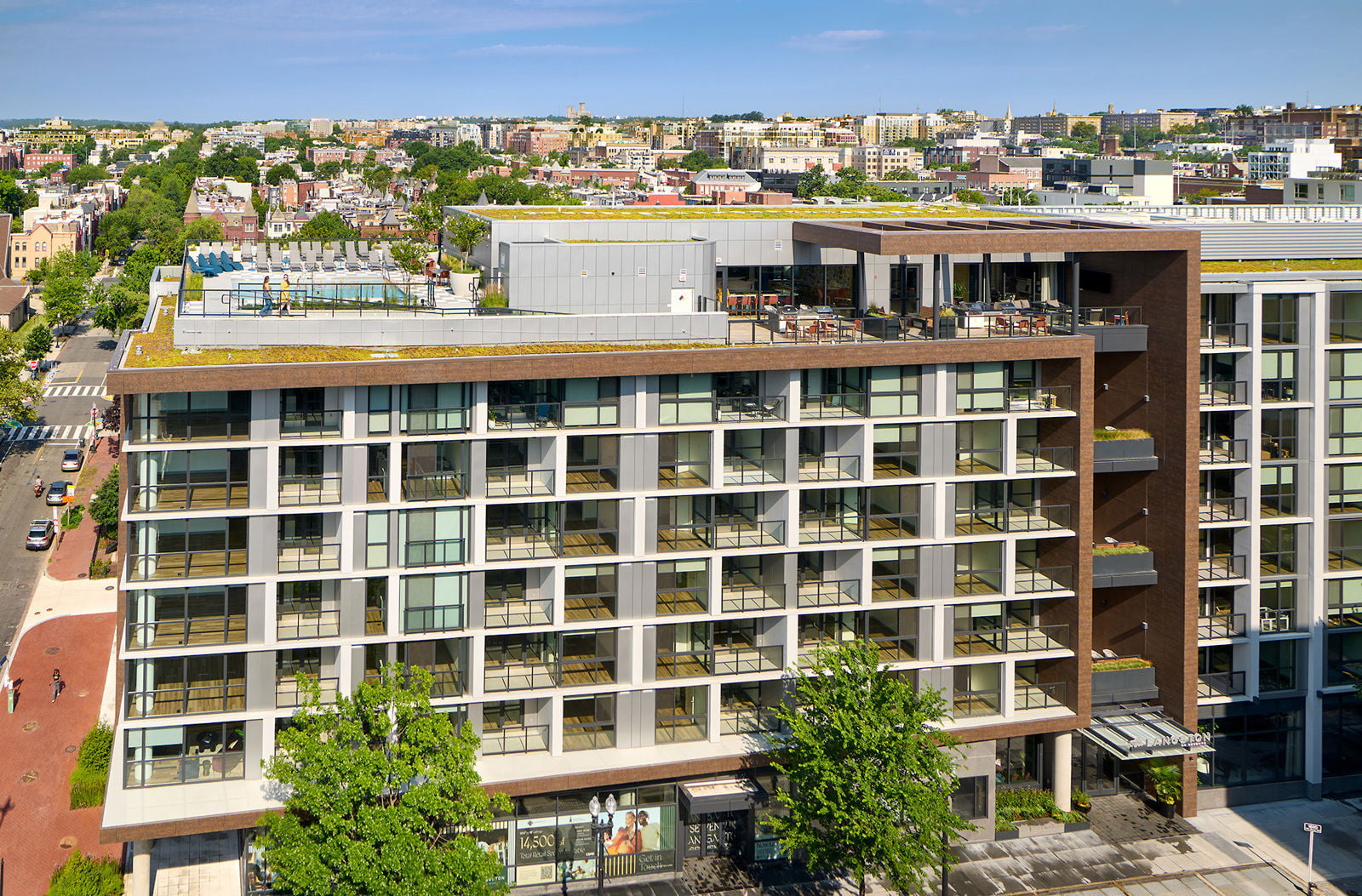 The Langston Roof view