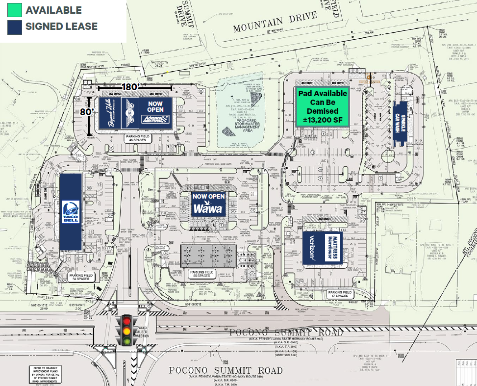 Mount Pocono Site Plan