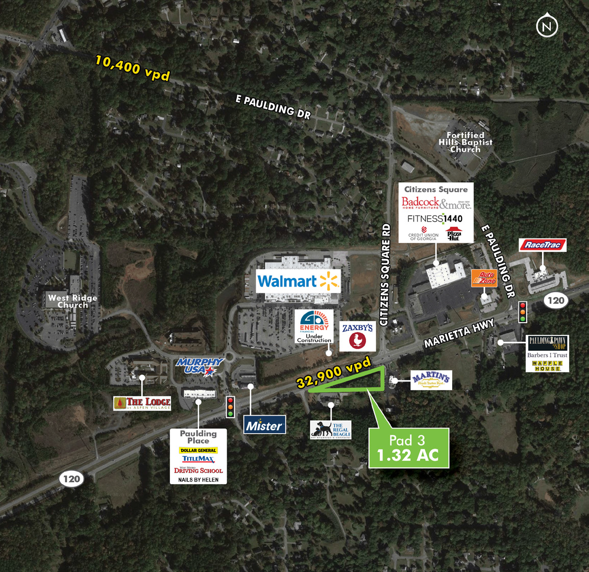 1.32 Acre Outparcel — Sale in Dallas, GA, photo 1 of 2