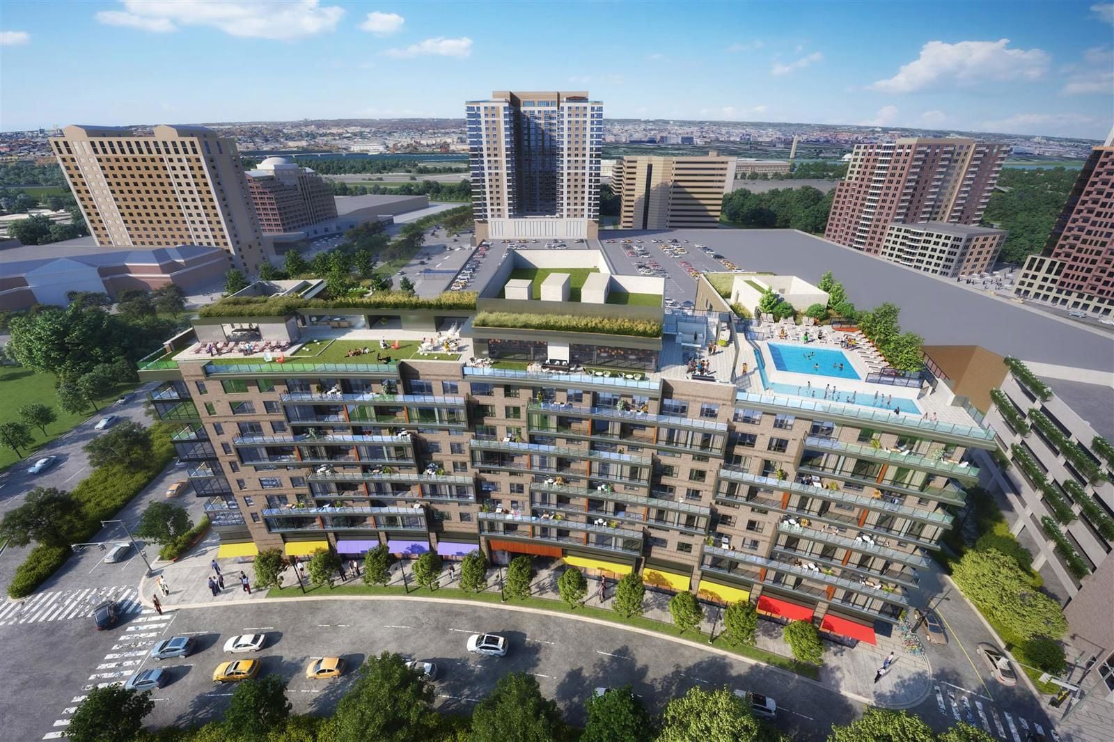 Birds Eye View Looking North