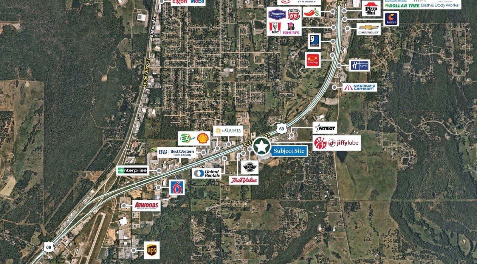 McA Shops at McAlester - 1 AC Outparcel - Aerial2.JPG