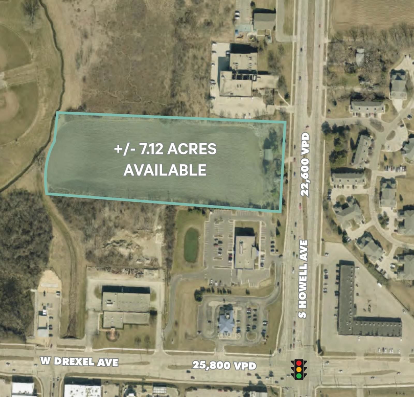 Site Aerial_7777 S Howell Ave, Oak Creek