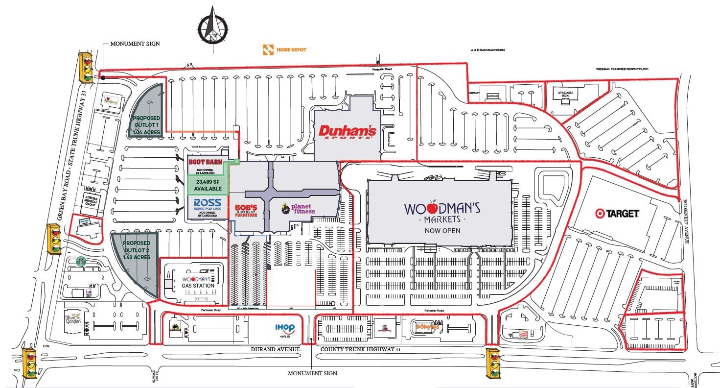 Siteplan_23,489 SF Available_Former Joann