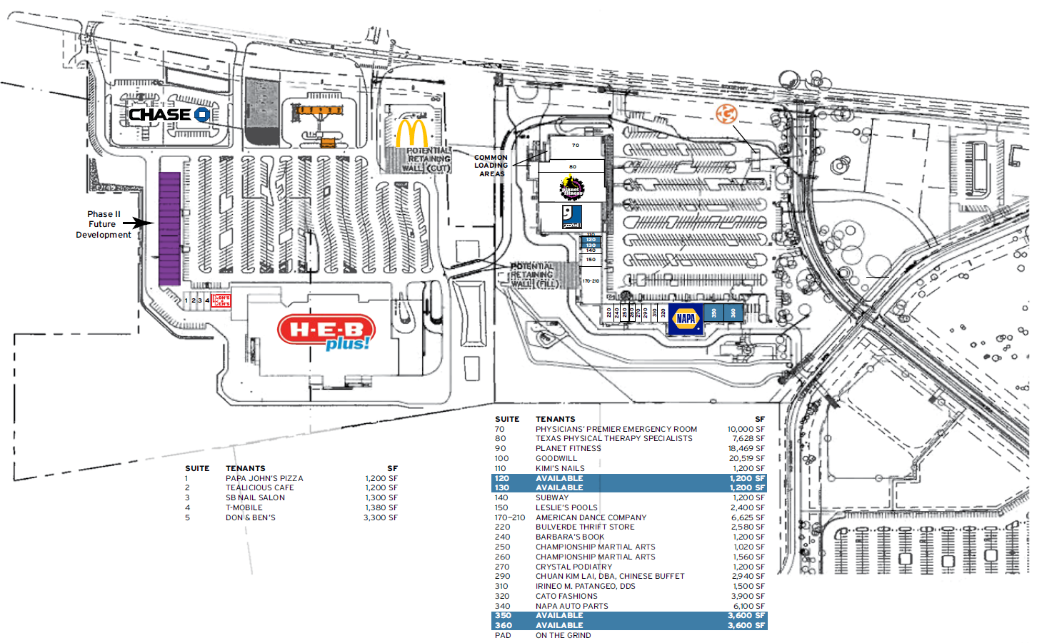 H-E-B Bulverde Site Plan
