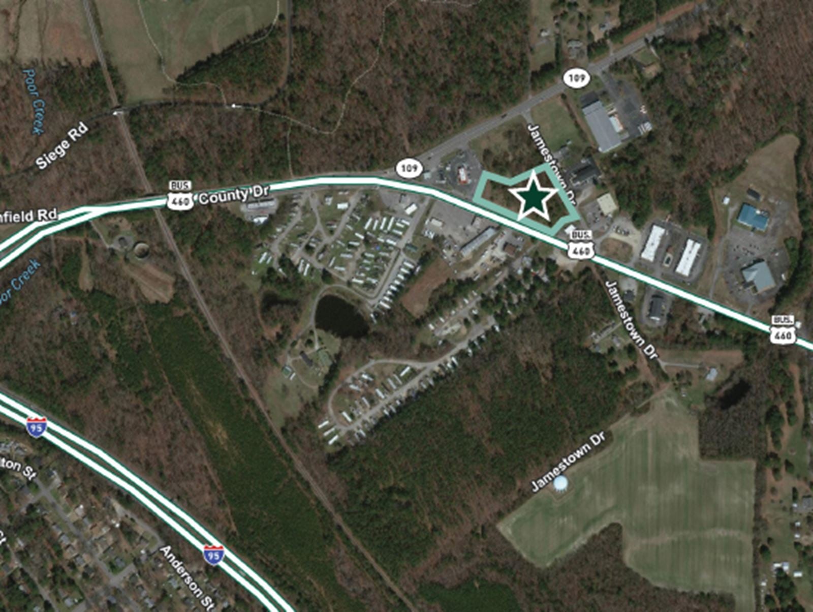 Petersburg Land Aerial