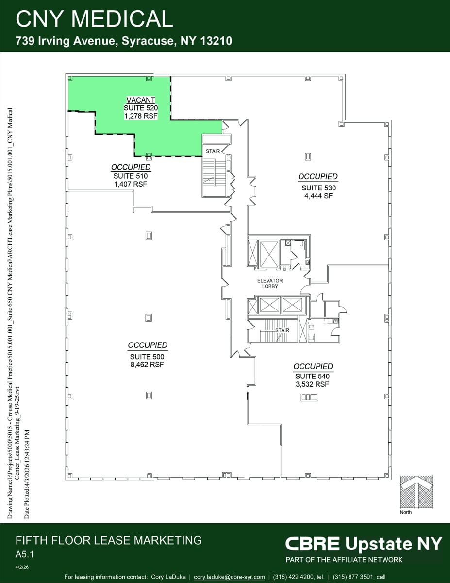 739 Irving Ave_CNY Medical Cntr_5 FL Plans_4-2-26