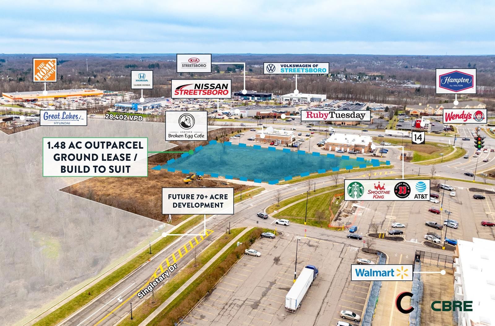 Retail and Outparcels at Streetsboro Commons  9706-9800 Ohio 14 - Image 3