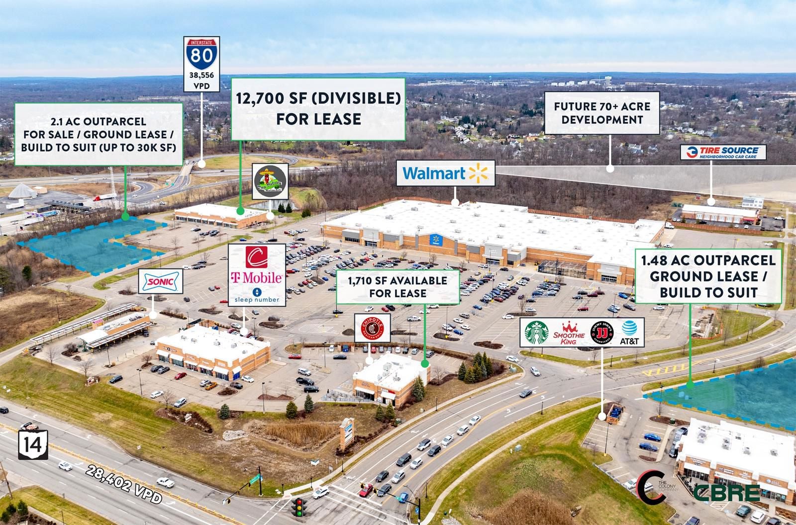 Retail and Outparcels at Streetsboro Commons  9706-9800 Ohio 14 - Image 2