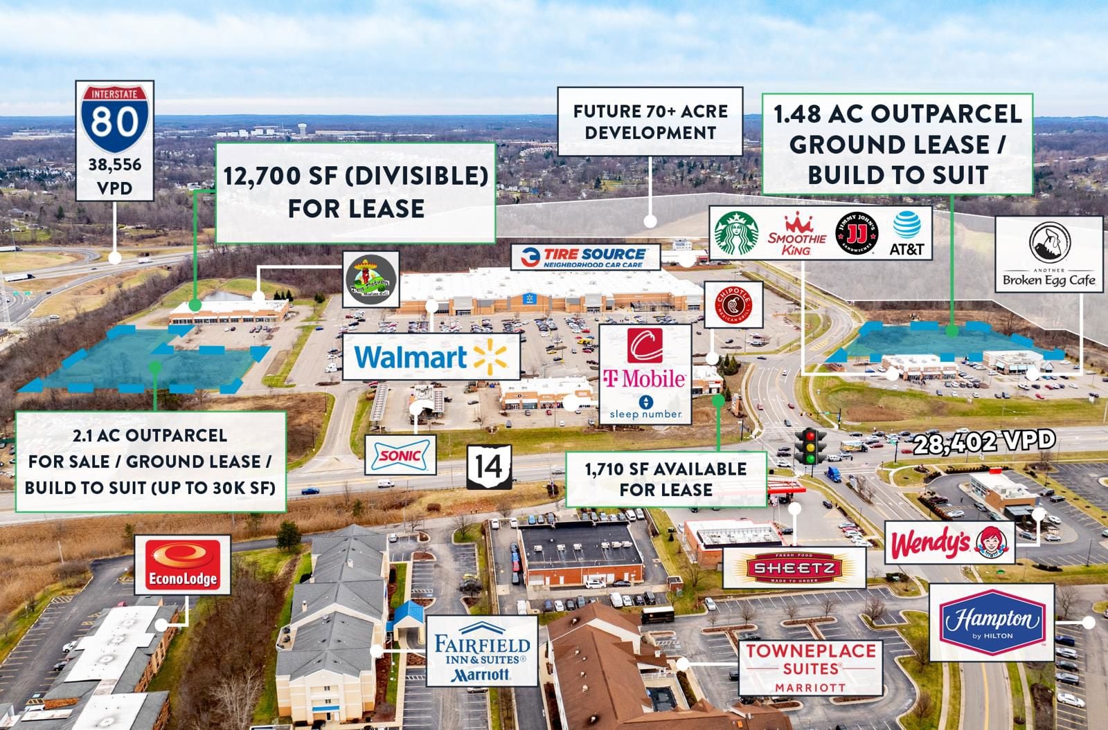 Retail and Outparcels at Streetsboro Commons  9706-9800 Ohio 14 - Image 4