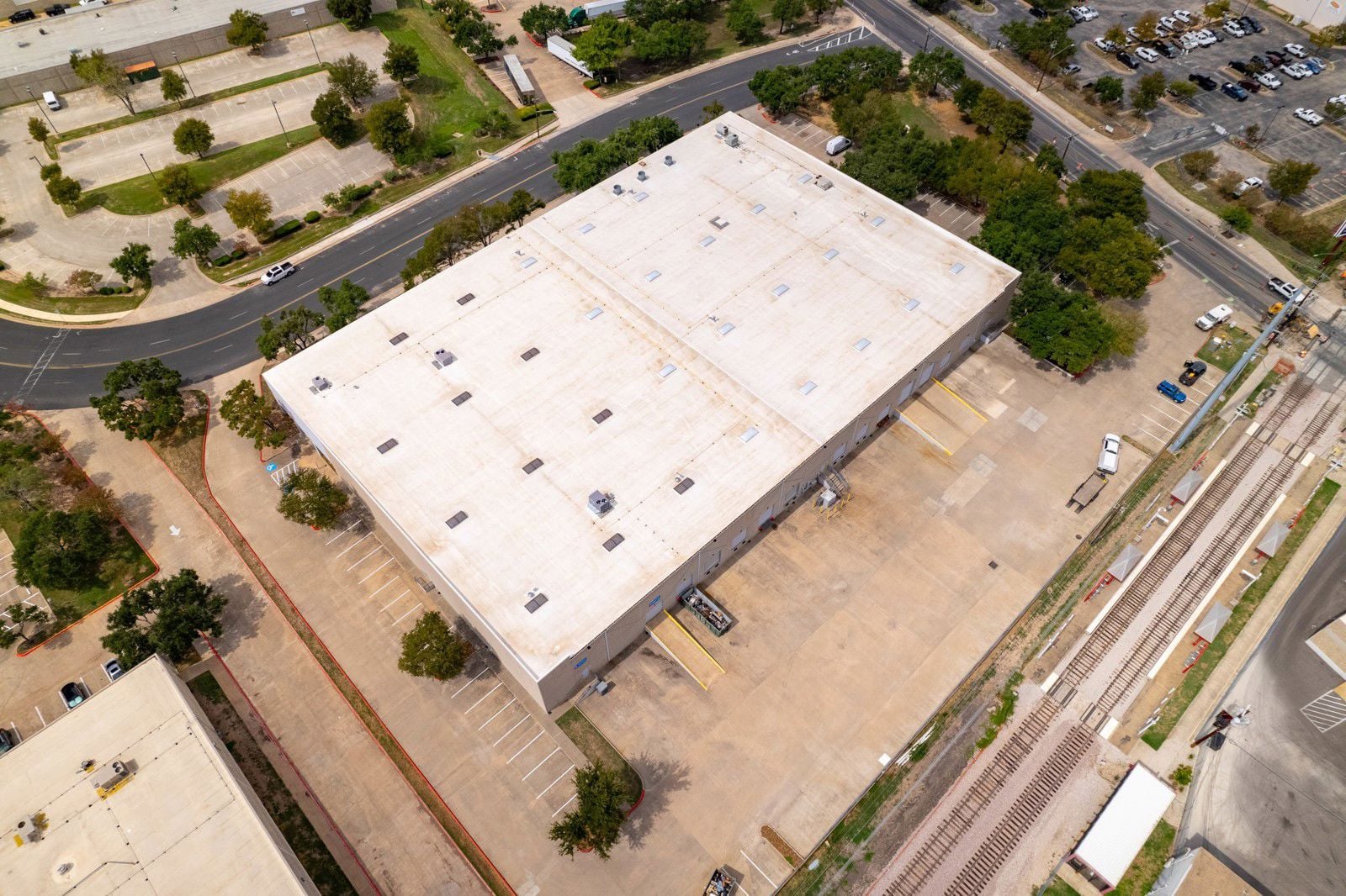 2515  Brockton Aerial - 9 - Truck Court - High