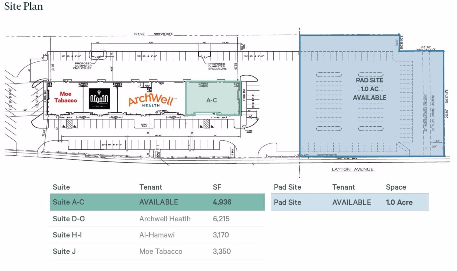 Site Plan_Layton Plaza