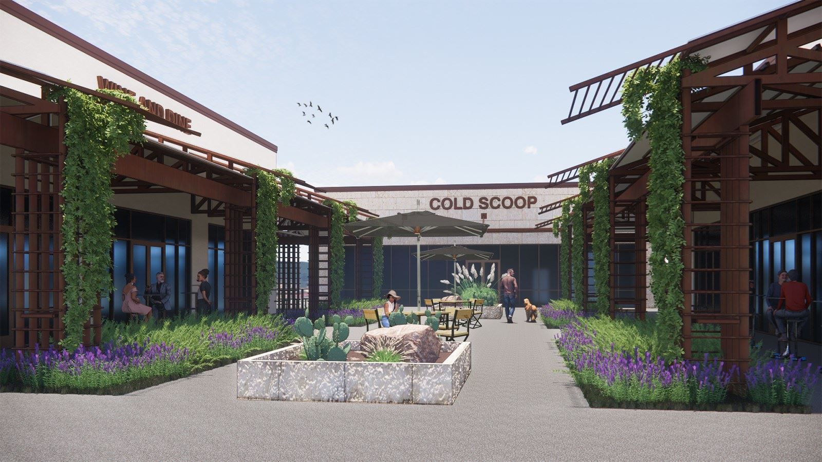 RESTAURANT PLAZA PERSPECTIVE