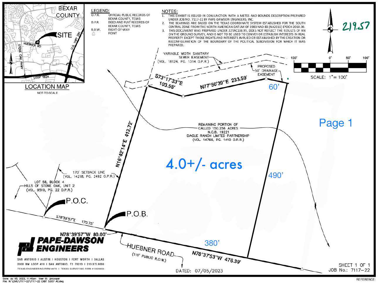 Dageu Ranch - Survey