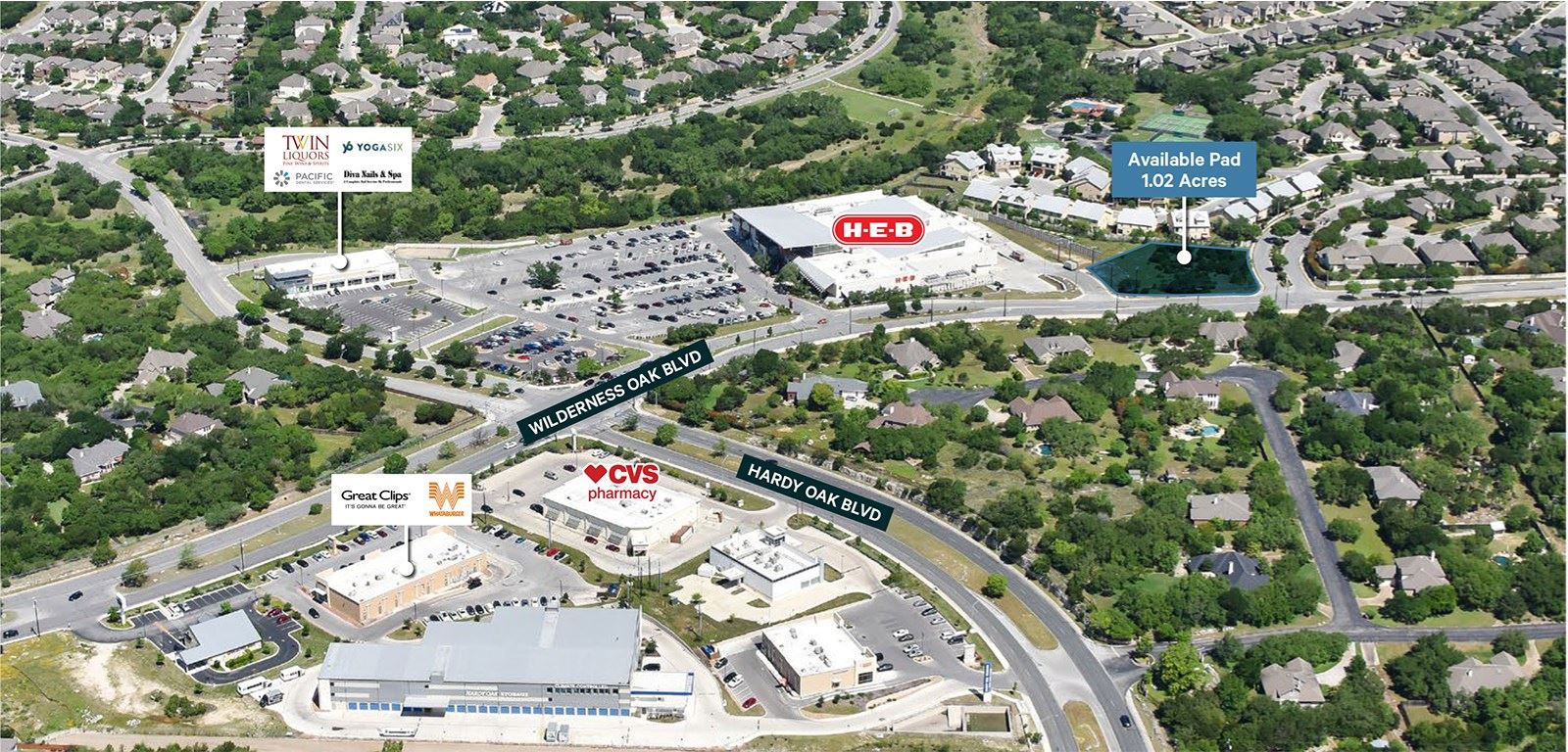 H-E-B Pad Site at Wilderness Oak Flyer main