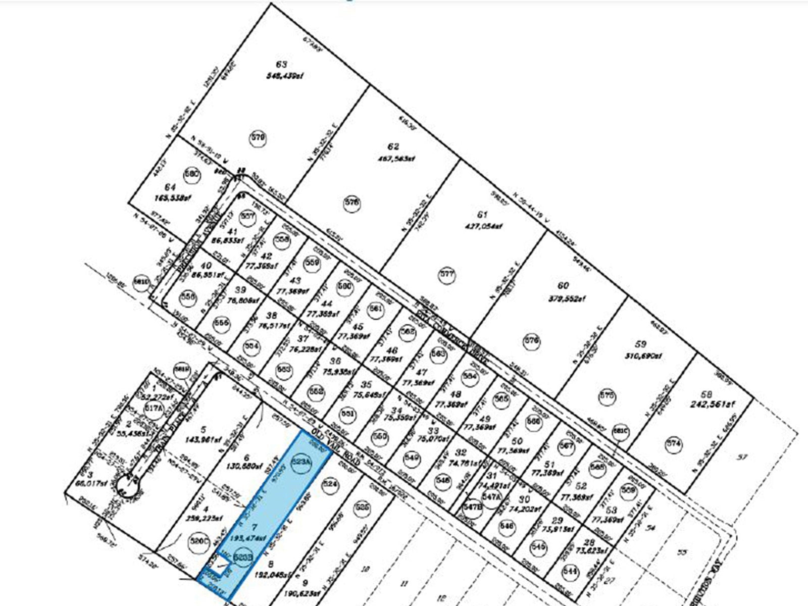 9368 E Old Vail Rd - Plat map.JPG