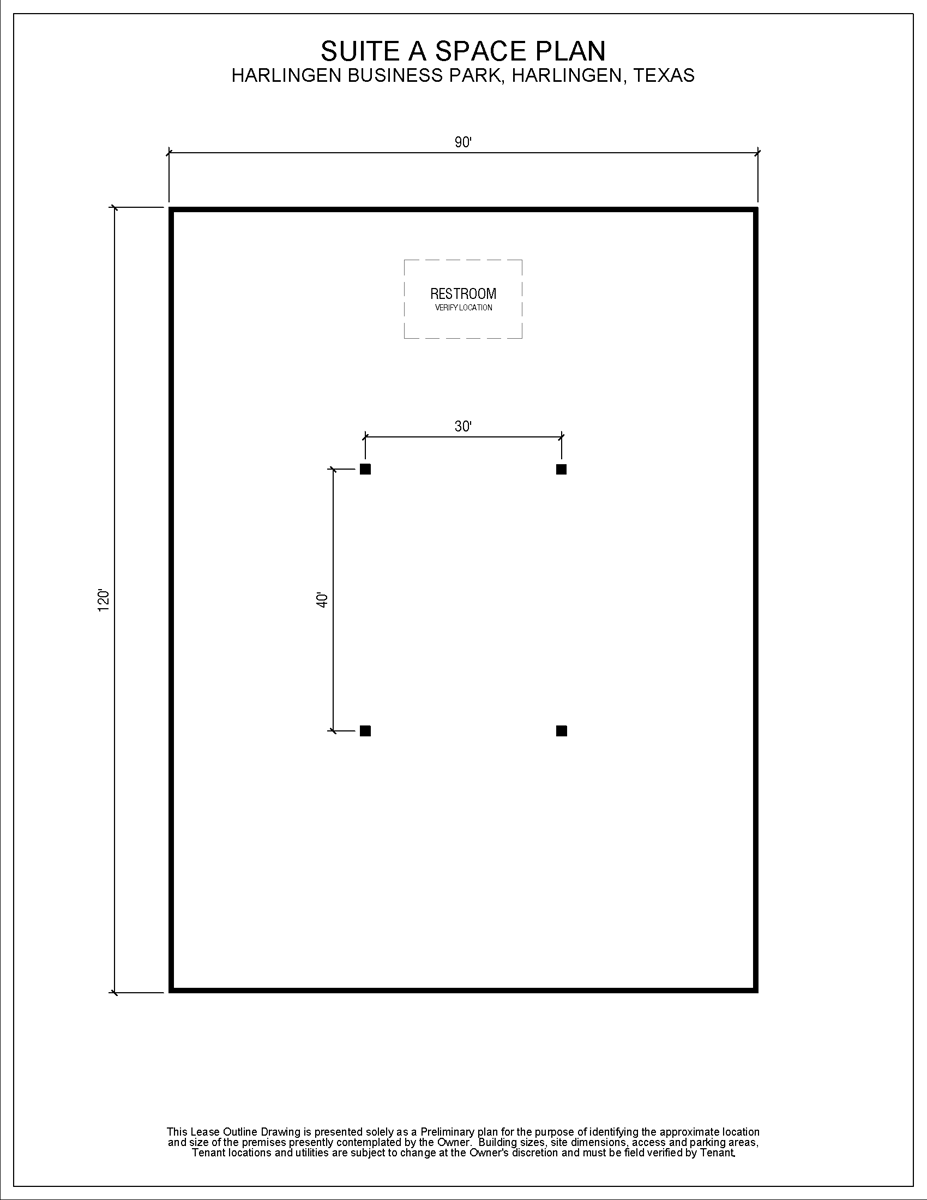 HARLINGEN SUITE A_Space Plan 